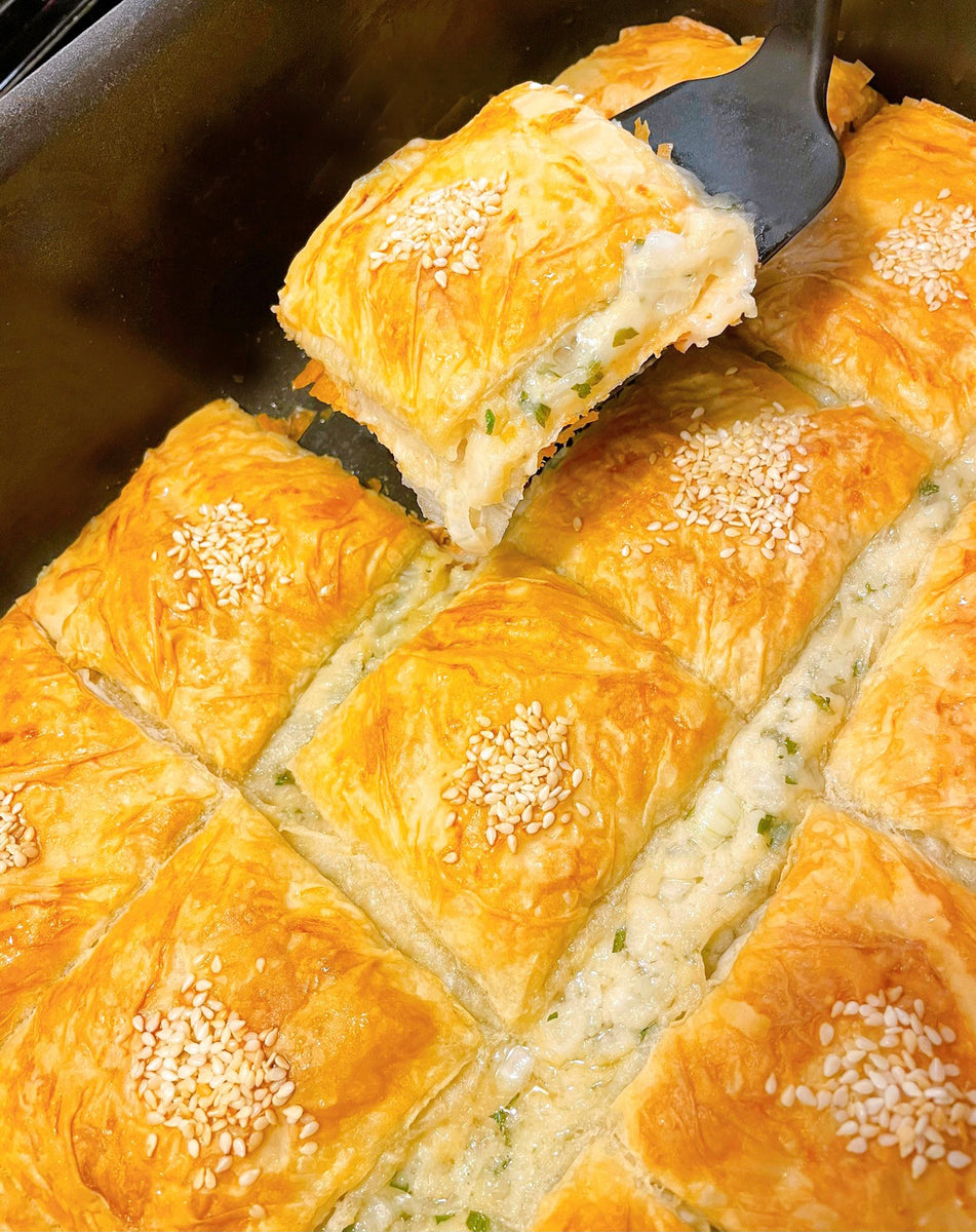 VEGCHEESE & Parsley Phyllo Pie